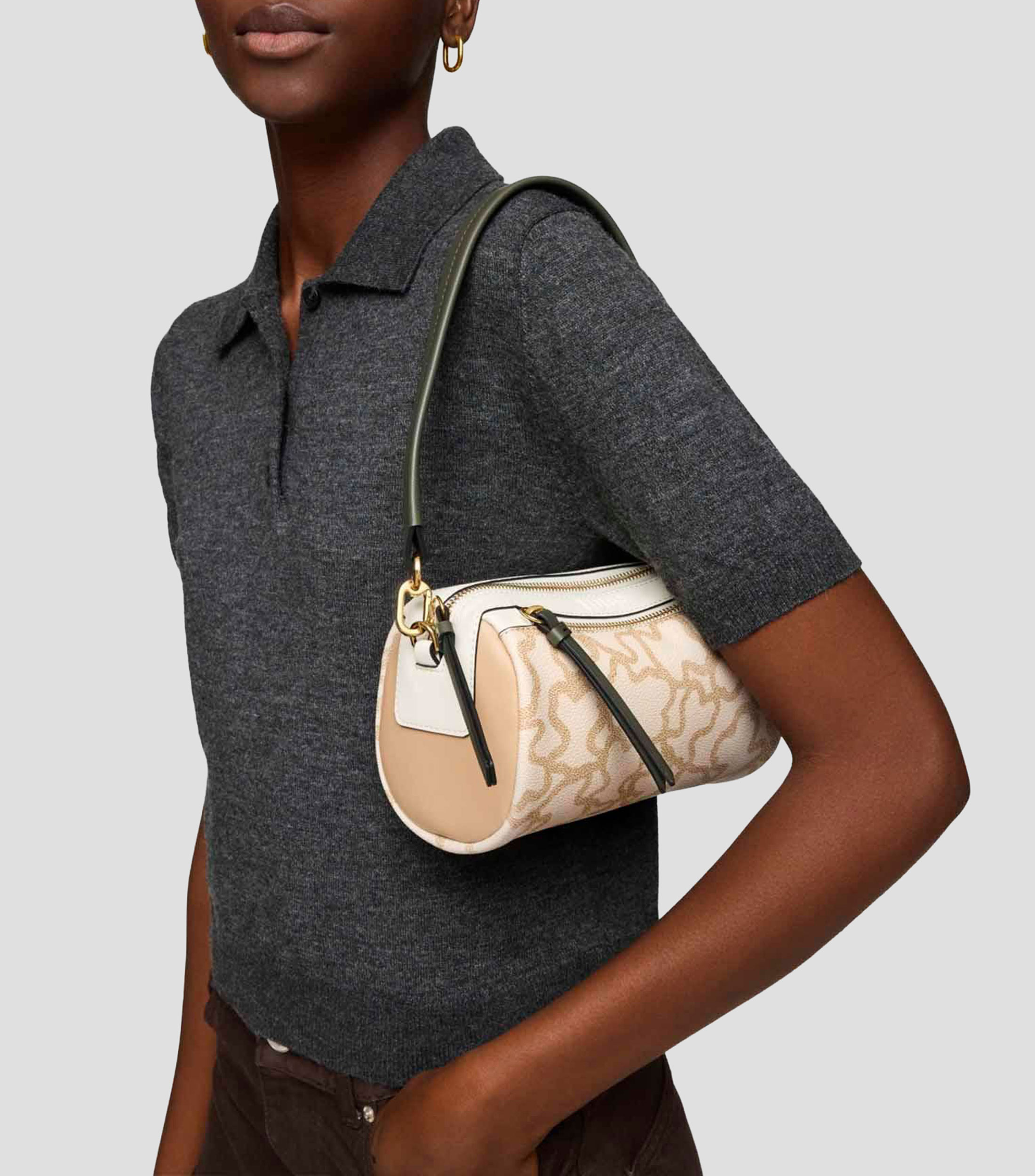 Bolsa bowler Kaos estampado Mujer